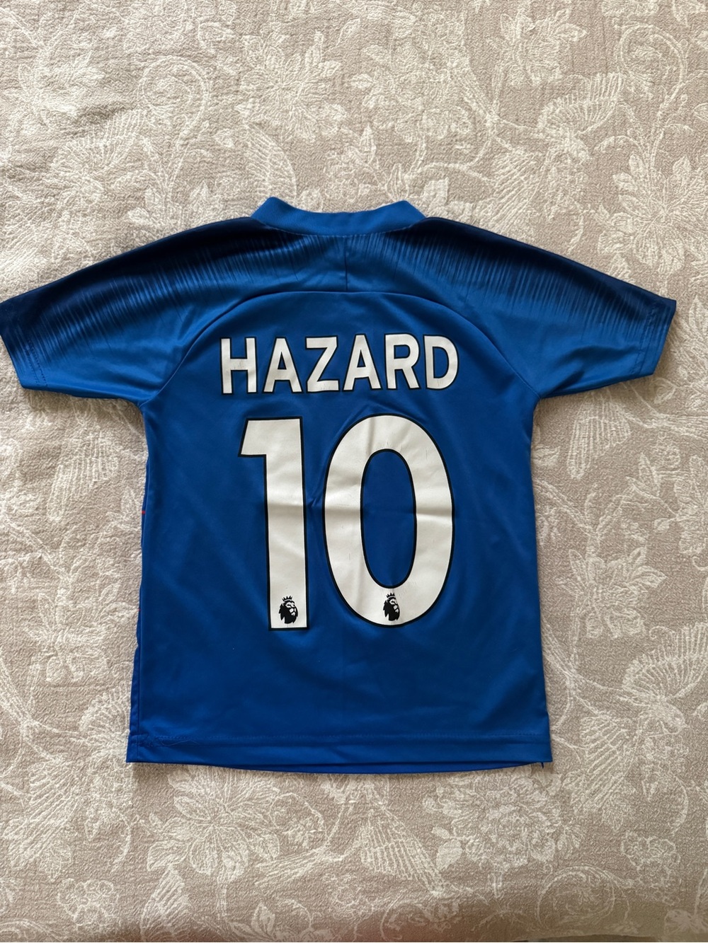 Nike Kids Blue and Black Short-Sleeve Soccer Tee - Picture 6 of 16